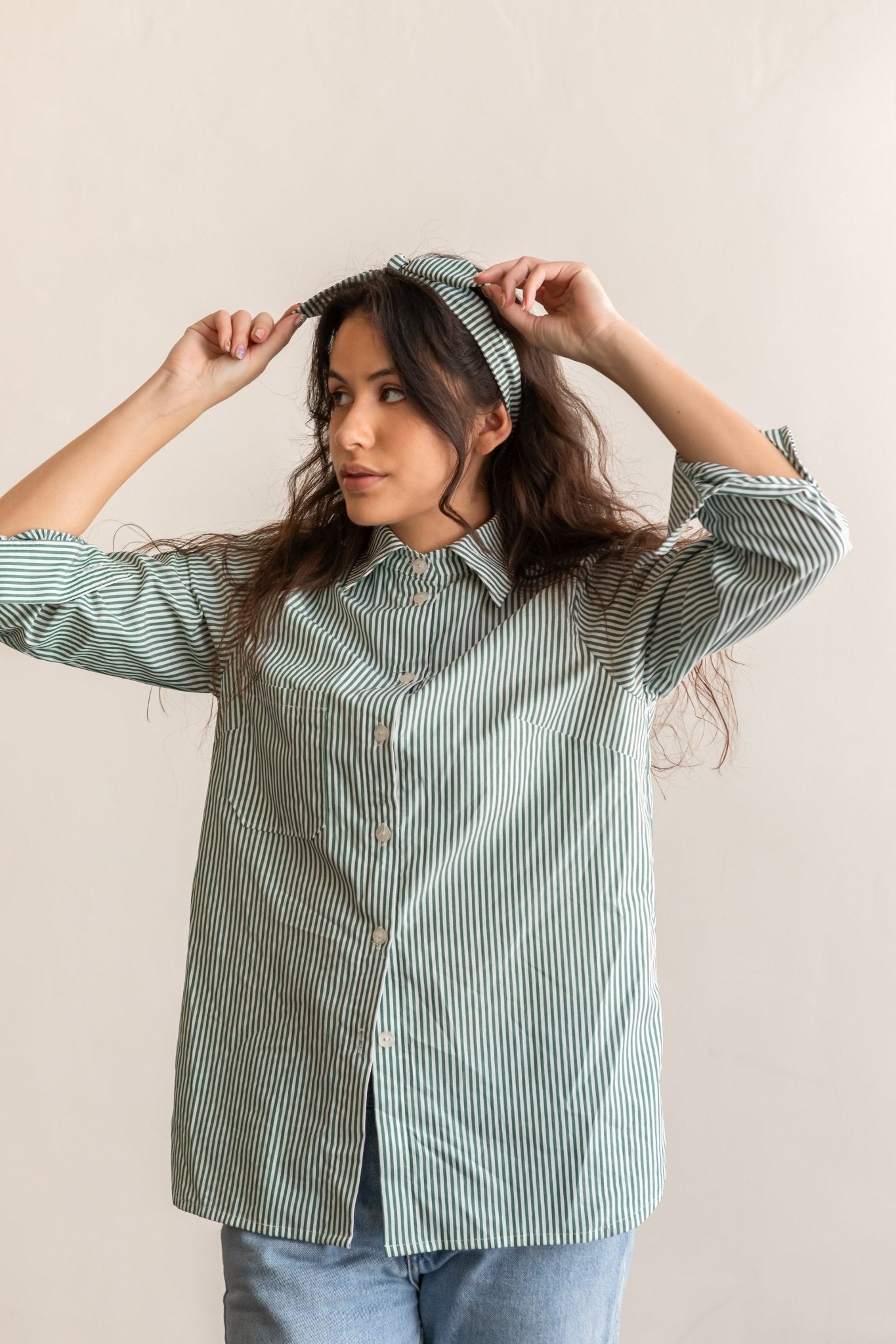 Butano Button Up Shirt Pattern - Friday Pattern Company - Simplifi Fabric