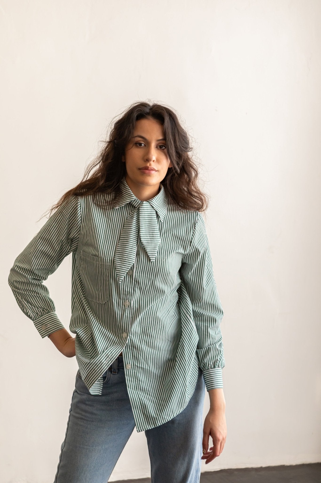 Butano Button Up Shirt Pattern - Friday Pattern Company - Simplifi Fabric