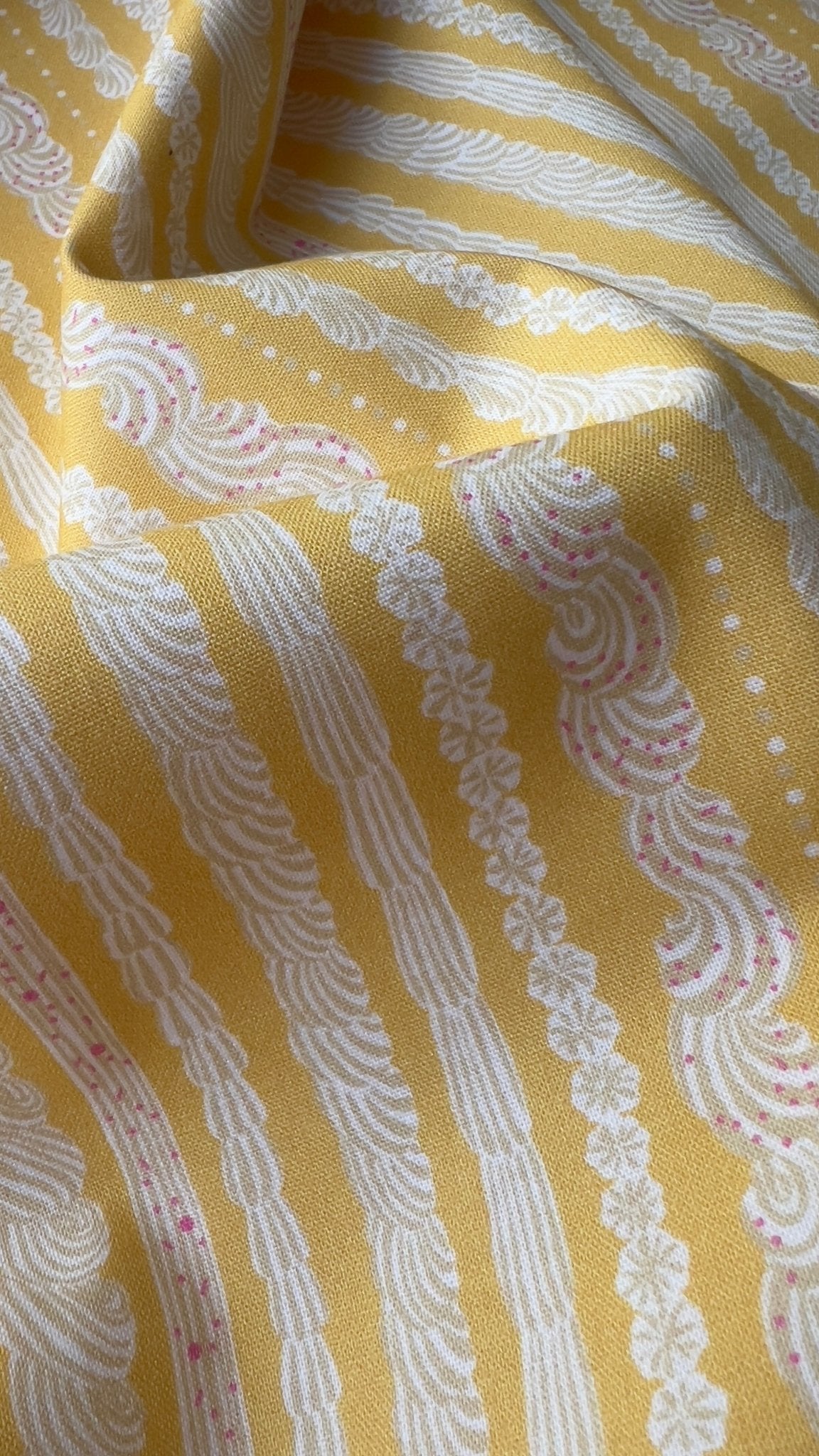 Buttercream Stripe - Buttercream - Emily Taylor - Cloud 9 Fabrics - Poplin - Simplifi Fabric