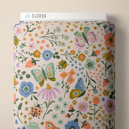 Butterfly Garden - Floral Frenzy - Samantha Johnson - Cloud 9 Fabrics - Poplin - Simplifi Fabric