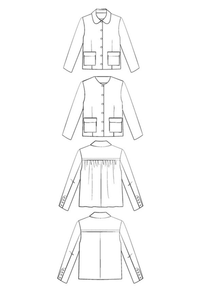 Calypso Jacket Paper Sewing Pattern - Maison Fauve - Simplifi Fabric