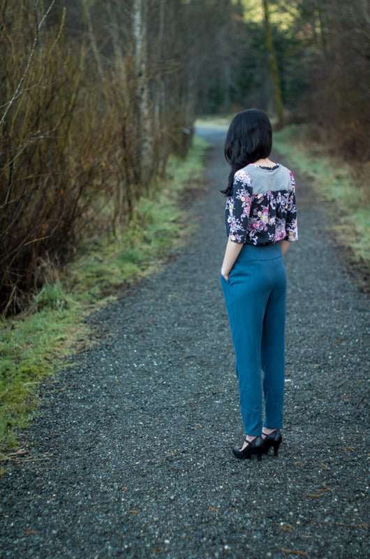 Camas Blouse Womens PDF Sewing Pattern - Thread Theory - Simplifi Fabric