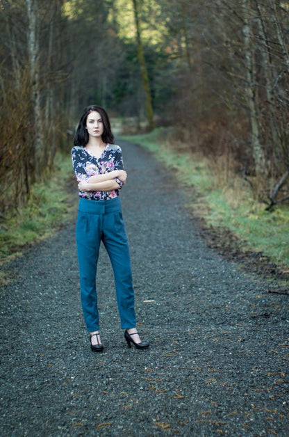 Camas Blouse Womens PDF Sewing Pattern - Thread Theory - Simplifi Fabric