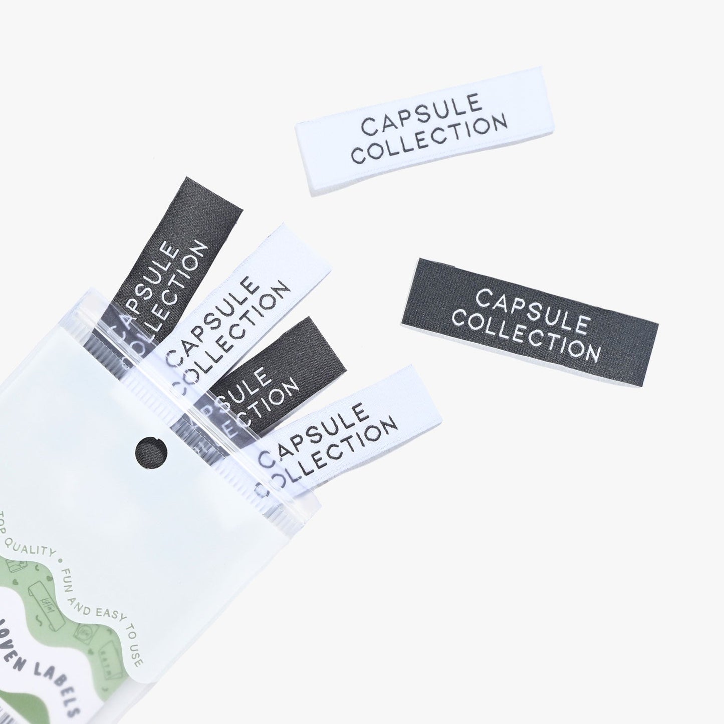 "CAPSULE COLLECTION" Woven Label Pack - Kylie And The Machine - Simplifi Fabric