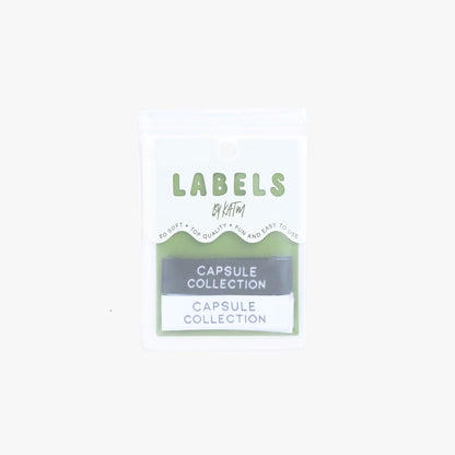 "CAPSULE COLLECTION" Woven Label Pack - Kylie And The Machine - Simplifi Fabric