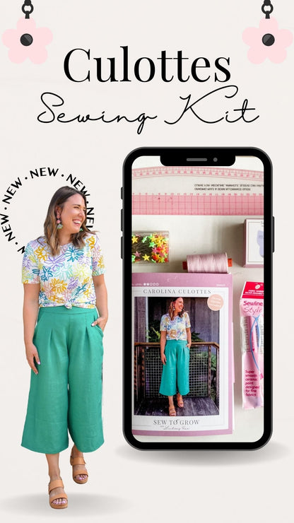 Carolina Culottes - Paper Pattern - Sew to Grow - Simplifi Fabric