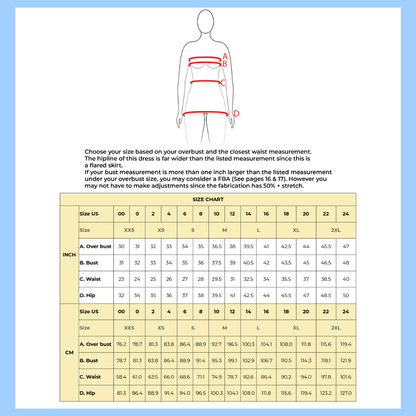 Celeste Frock PDF Pattern - Lydia Naomi - Simplifi Fabric