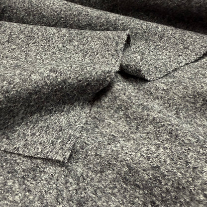 Italian Boiled Wool - Charcoal Heather