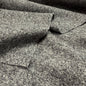 Italian Boiled Wool - Charcoal Heather