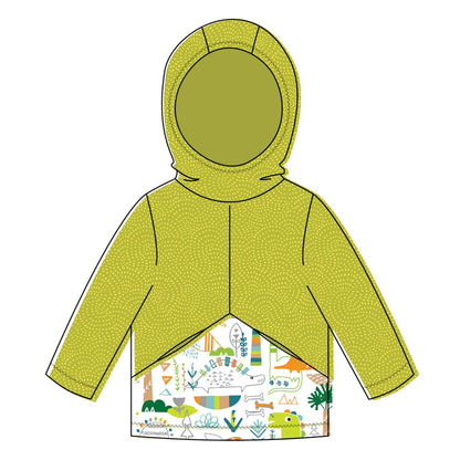 Charlie Hoodie & Tunic - Kids Paper Sewing Pattern - Two Stitches Patterns - Simplifi Fabric