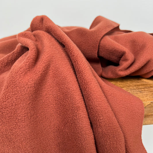 Brushed Anti-Pill Fleece - Chestnut