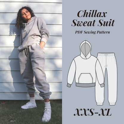 Chillax Sweatsuit PDF Pattern - Lydia Naomi - Simplifi Fabric