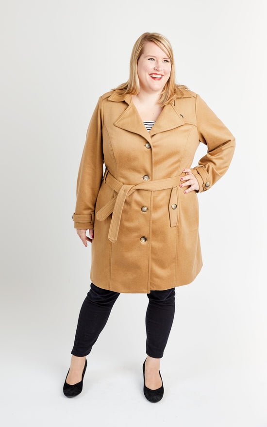 Chilton Trench Coat Paper Pattern - Cashmerette - Simplifi Fabric