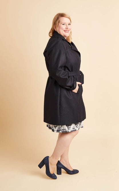 Chilton Trench Coat Paper Pattern - Cashmerette - Simplifi Fabric