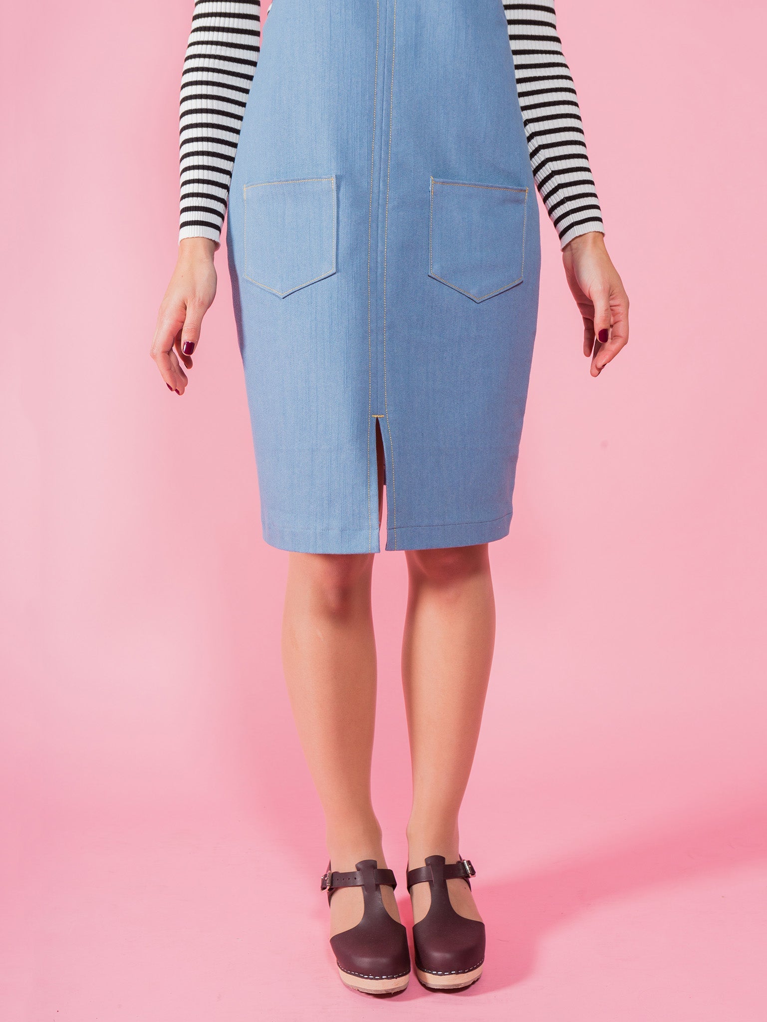 Cleo Dungaree Dress Pattern - Tilly And The Buttons - Simplifi Fabric