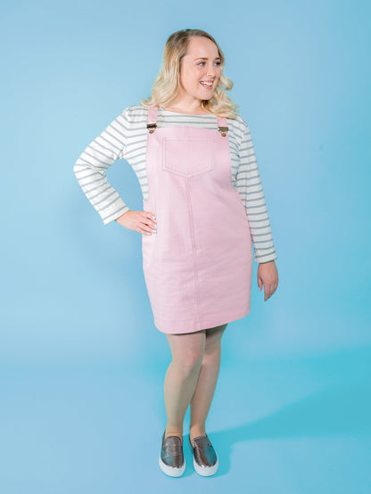 Cleo Dungaree Dress Pattern - Tilly And The Buttons - Simplifi Fabric