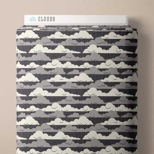 Cloudy Skies - Spring Showers - Ann Gardner - Cloud 9 Fabrics - Poplin - Simplifi Fabric