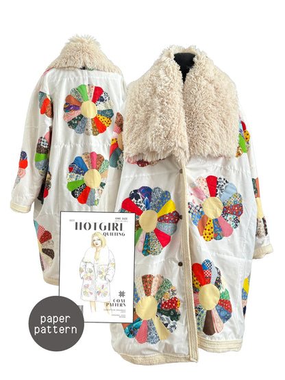 Coat - Paper Pattern - Hot Girl Quilting - Simplifi Fabric