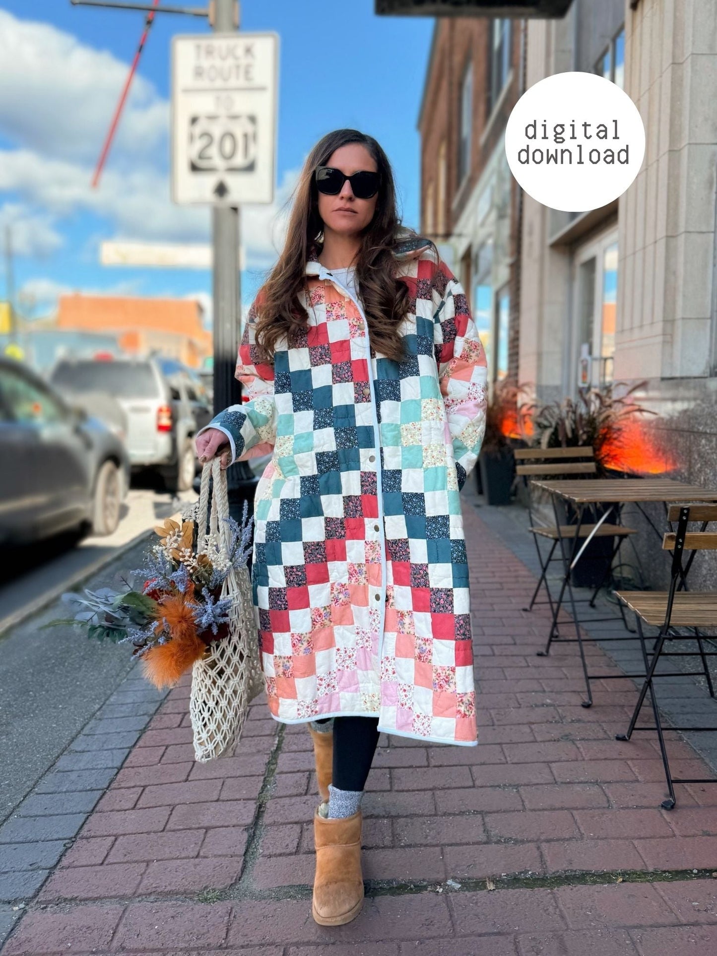 Coat - PDF Pattern - Hot Girl Quilting - Simplifi Fabric