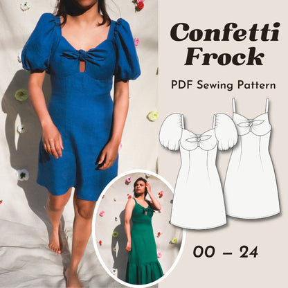 Confetti Frock PDF Pattern - Lydia Naomi - Simplifi Fabric