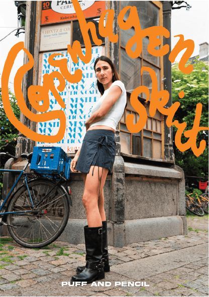 Copenhagen Skirt - Paper Sewing Pattern - Puff And Pencil - Simplifi Fabric