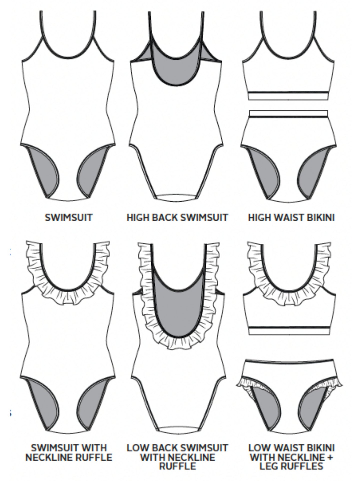 Coralie Swimwear Pattern - Tilly And The Buttons - Simplifi Fabric