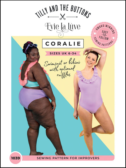 Coralie Swimwear Pattern - Tilly And The Buttons - Simplifi Fabric