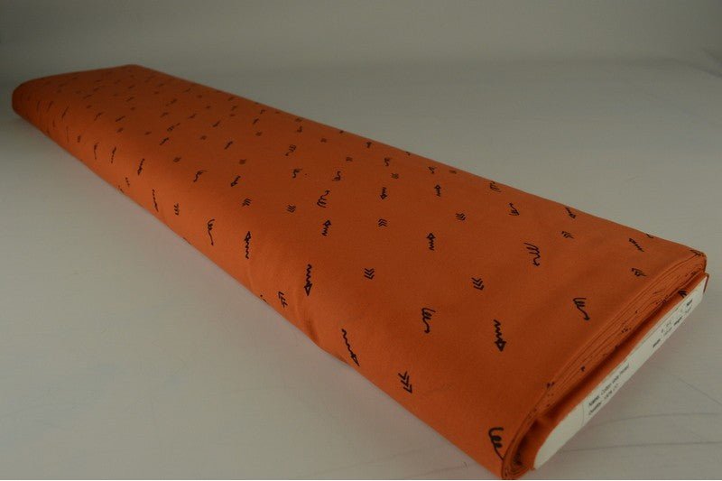 Cotton Voile - ARROWS - European Import - Oeko - Tex® - Copper - Simplifi Fabric