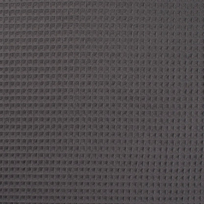 Cotton Waffle Weave - European Import - Dark Grey - Simplifi Fabric