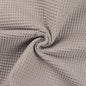 Cotton Waffle Weave - European Import - Silver Grey - Simplifi Fabric