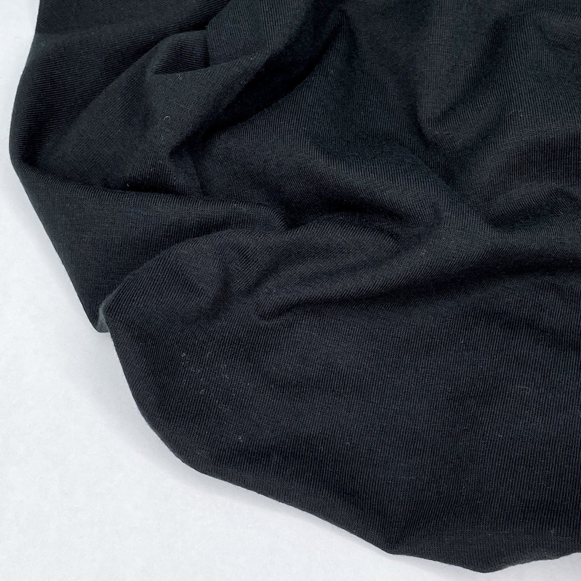 Cotton/TENCEL™ Modal Spandex Jersey - Black - Simplifi Fabric