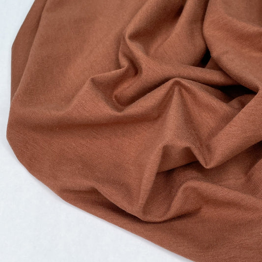 Cotton/TENCEL™ Modal Spandex Jersey - Copper - Simplifi Fabric