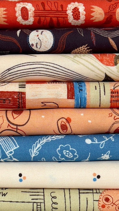 Cozy Library - Book Club by Meenal Patel - Cloud 9 Fabrics - Poplin - Simplifi Fabric