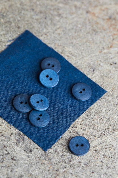 Curb Cotton Button - European Import - Oeko - Tex® - Mind The Maker - 11mm (Various Colors) - Simplifi Fabric