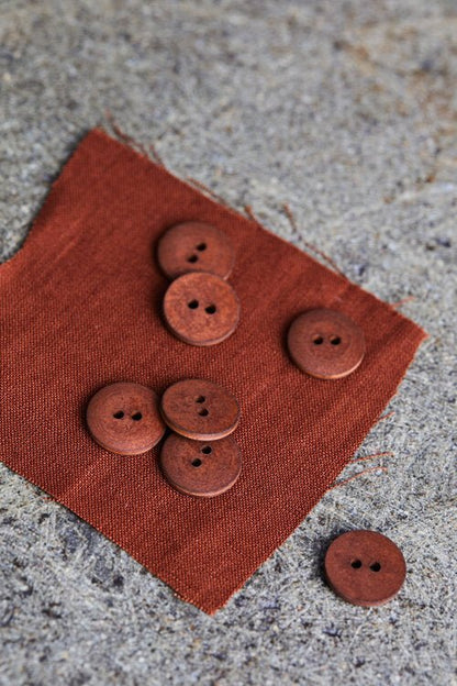 Curb Cotton Button - European Import - Oeko - Tex® - Mind The Maker - 11mm (Various Colors) - Simplifi Fabric