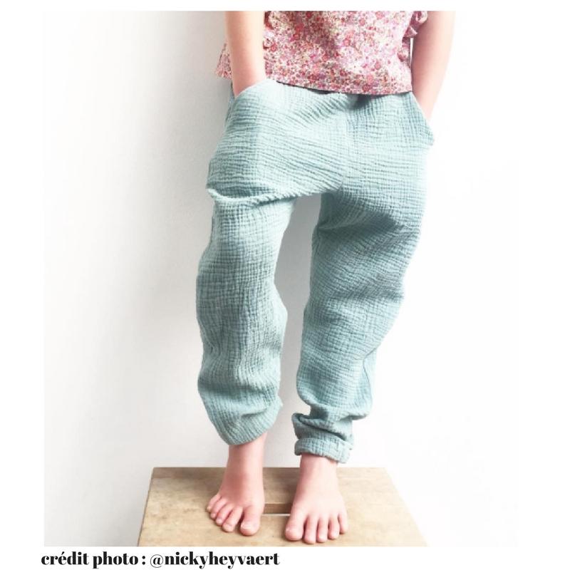 Dakar Pants or Shorts Sewing Pattern - Girl 3/12Y - Ikatee - Simplifi Fabric