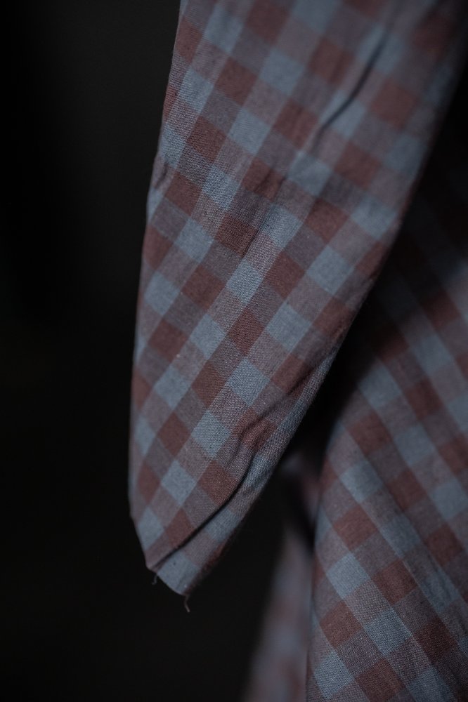 Damson Organic Cotton Linen Gingham - Merchant & Mills - Simplifi Fabric