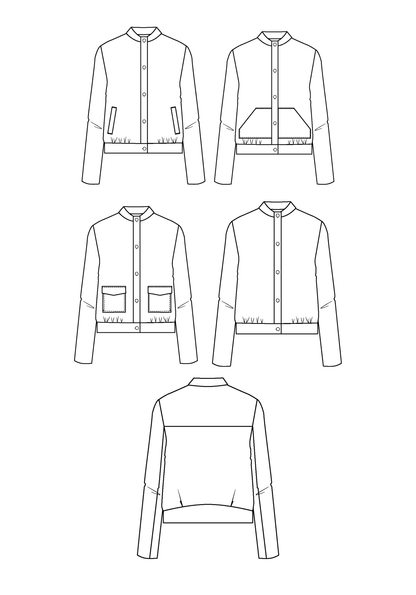 Dandelion Jacket Paper Sewing Pattern - Maison Fauve - Simplifi Fabric