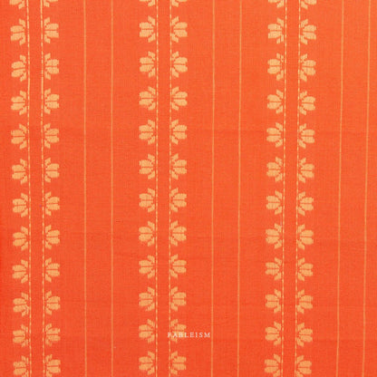 Deco Stripe - Firecracker - Fine & Dandy - Fableism Supply Co. - Simplifi Fabric