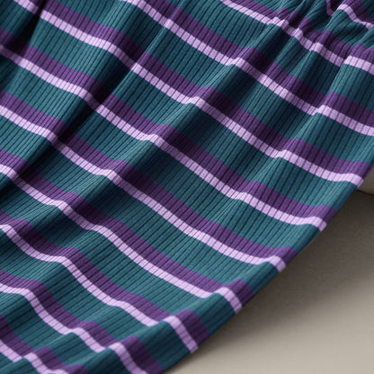 Derby TENCEL™ Modal Stripe Jersey - OEKO - TEX® - MeetMILK - Pond - Simplifi Fabric