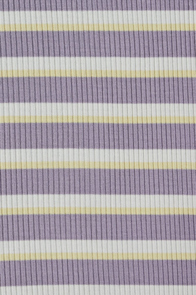 Derby TENCEL™ Modal Stripe Jersey - OEKO - TEX® - MeetMILK - Purple Haze - Simplifi Fabric