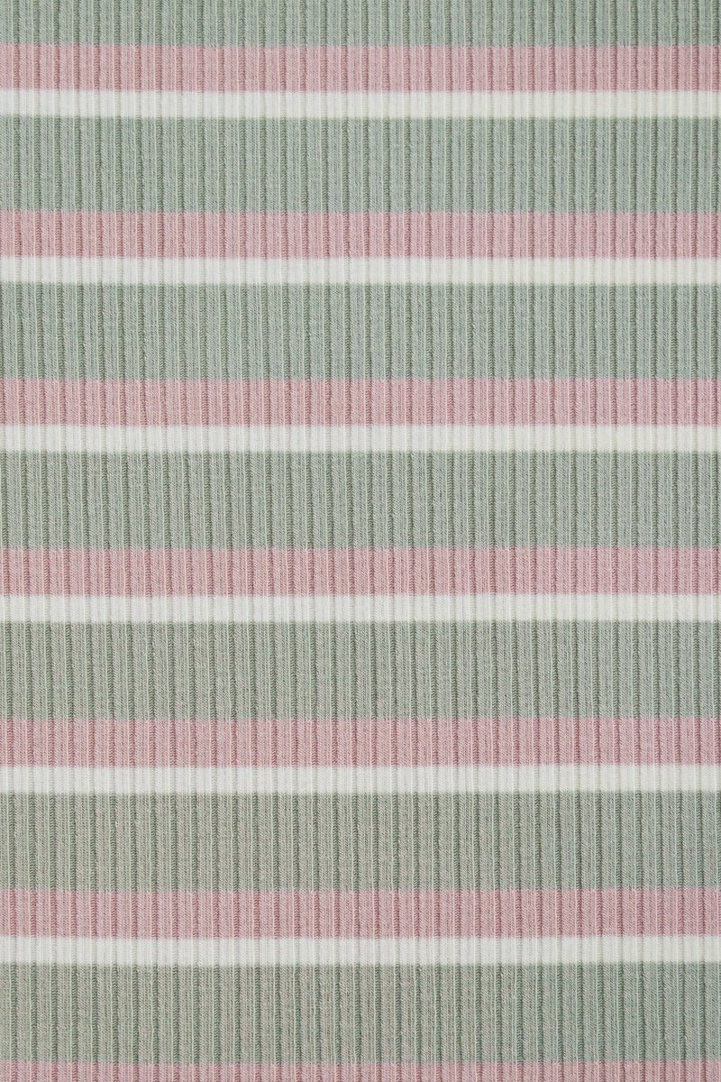 Derby TENCEL™ Modal Stripe Jersey - OEKO - TEX® - MeetMILK - Soft Mint - Simplifi Fabric