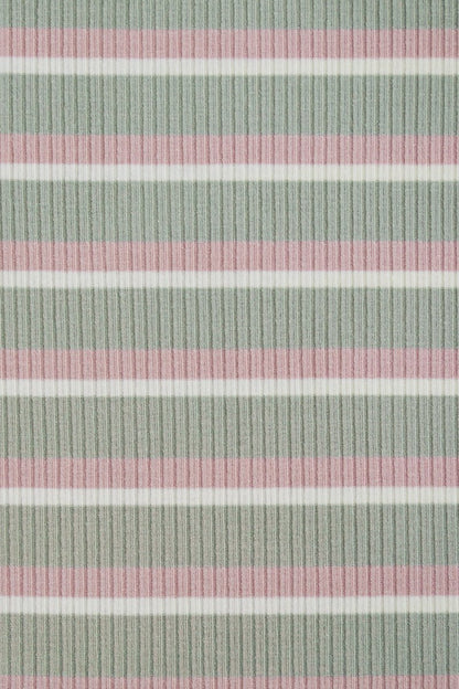 Derby TENCEL™ Modal Stripe Jersey - OEKO - TEX® - MeetMILK - Soft Mint - Simplifi Fabric