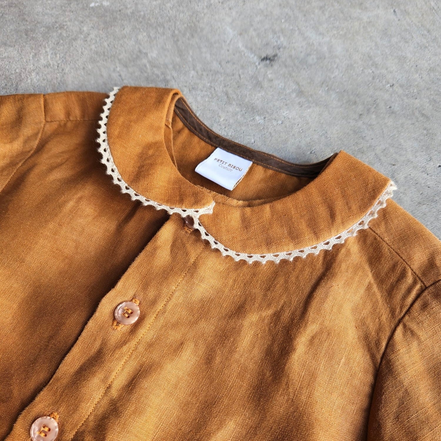 Detachable Children's Collar PDF Sewing Pattern - Atelier Mimito - Simplifi Fabric