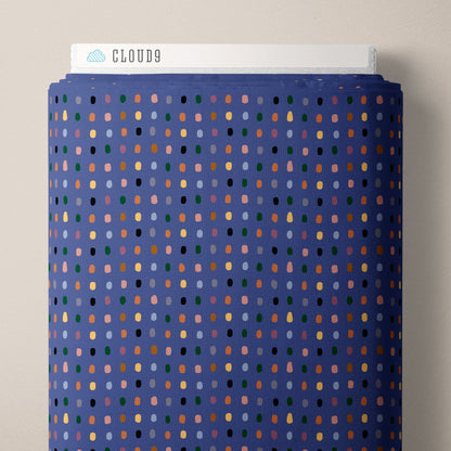 Dew Drops Dusk - Fern Grove - Leah Duncan - Cloud 9 Fabrics - Poplin - Simplifi Fabric