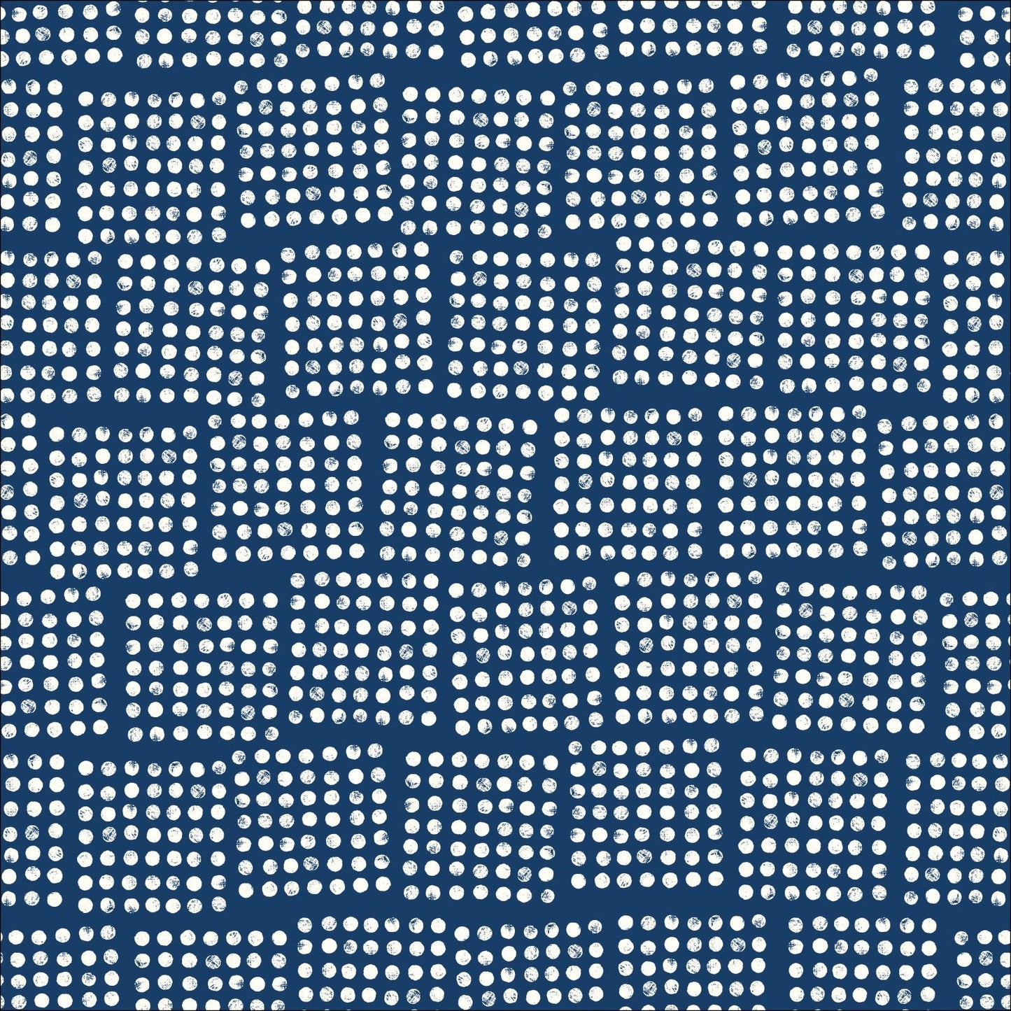 Domino - Blue - Imprint - Eloise Renouf - Cloud 9 Fabrics - Poplin - Simplifi Fabric