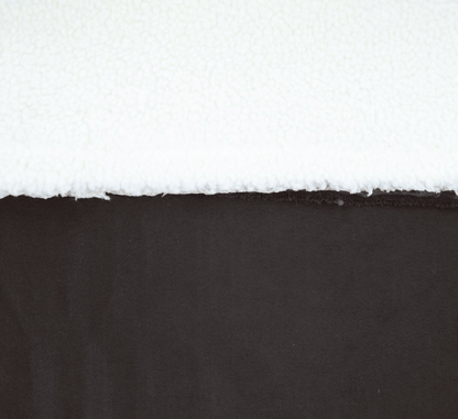 Double - Sided Imitation Suede With Sheepskin - Black - Katia - Simplifi Fabric