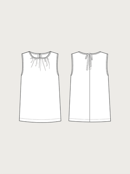 Drop - Waist Dress Pattern - The Assembly Line - Simplifi Fabric