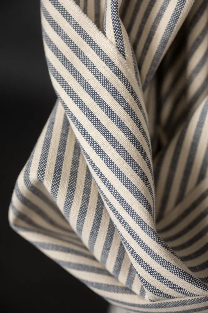 Dungeness Stripe 13oz Heavy Recycled Cotton Canvas - European Import - Merchant & Mills - Simplifi Fabric