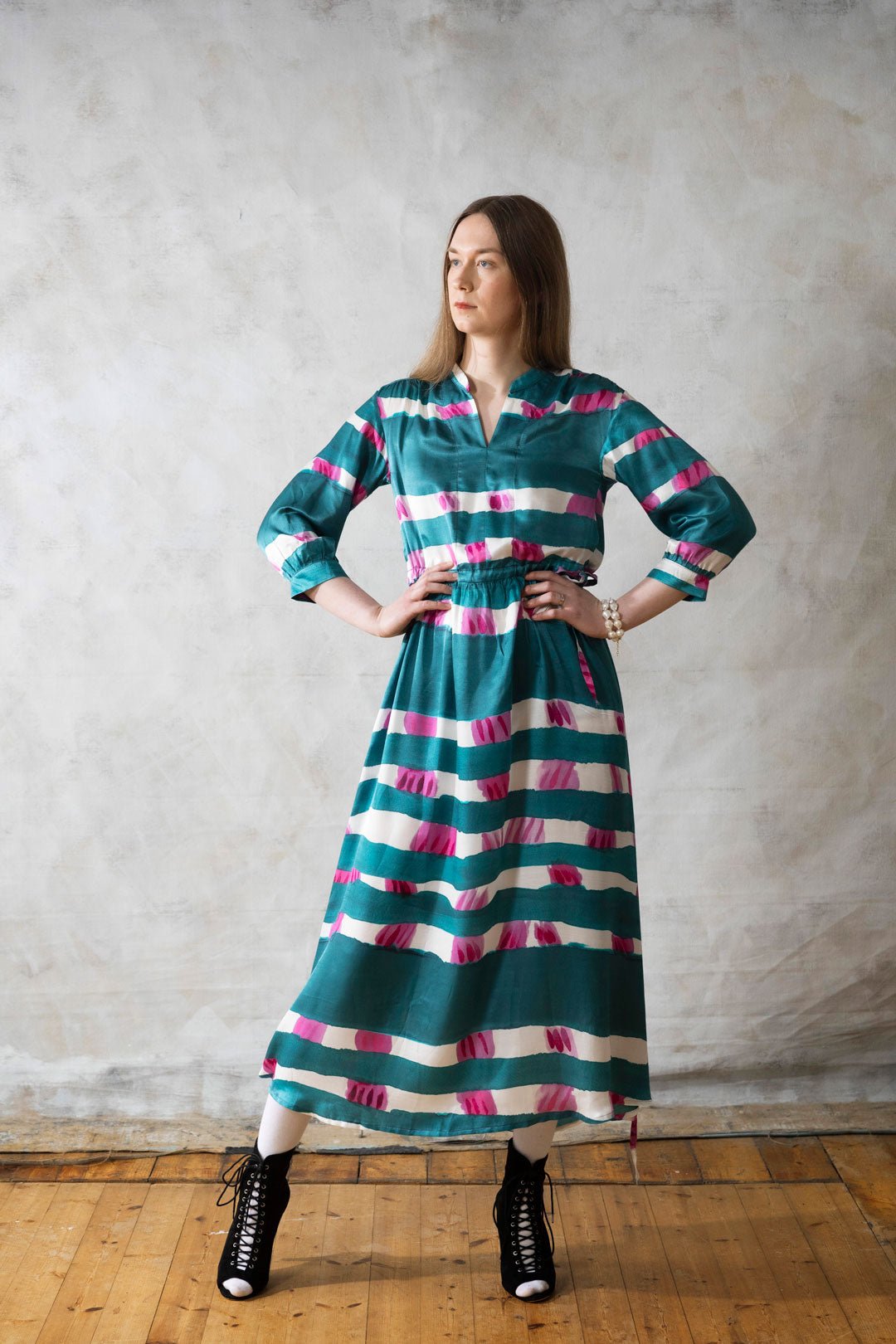 DYNAMO Dress by Kaisa Rissanen PDF Sewing Pattern - TAUKO - Simplifi Fabric